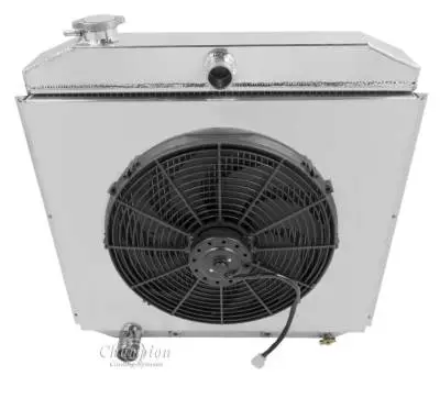 Champion Three Row Radiator Combo for 1953-1956 Ford Truck thumbnail 2