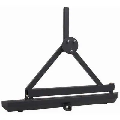 Rock Crawler Rear Bumper, Hitch & Tire Carrier, 87-06 Jeep Wrangler