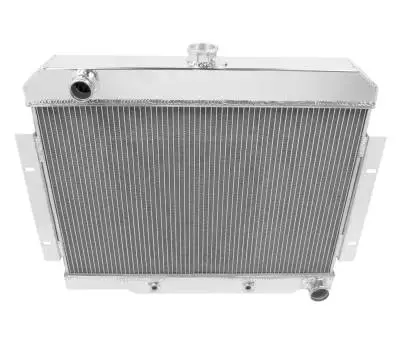 Champion Cooling Two Row Aluminum Radiator 1973 - 1986 Jeep CJ with Chevy V8 EC1919