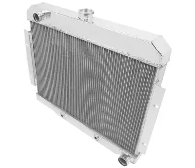 Champion Cooling Two Row Aluminum Radiator 1973 - 1986 Jeep CJ with Chevy V8 EC1919 thumbnail 2