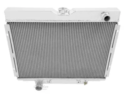 Champion Cooling Two Row All Aluminum Radiator 1967-1970 Ford Mustang, Cougar EC379