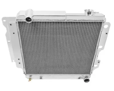Champion Three Row Aluminum Radiator for 1987-2006 Jeep Wrangler YJ with Chevy Conversion CC8101