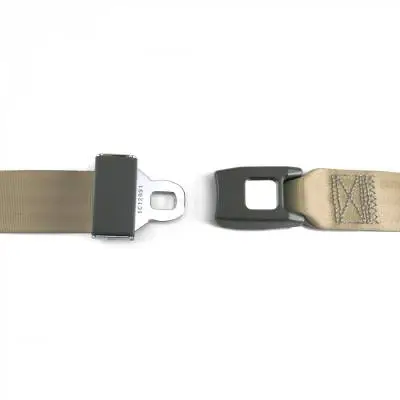 2 Point Goldenrod Lap Seat Belt, Standard Buckle, Pair thumbnail 2