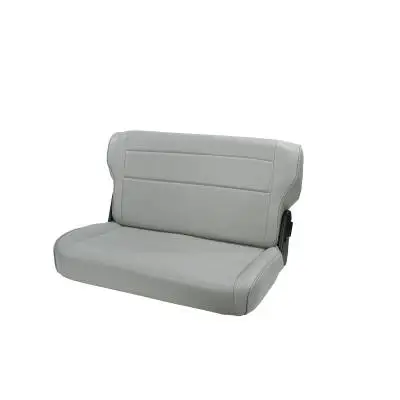 Fold and Tumble Rear Seat, Black; 76-95 Jeep CJ/Wrangler YJ