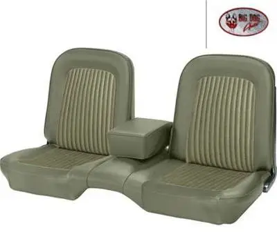 Standard Upholstery for 1968 Mustang Coupe, Convertible, 2+2 w/Bench Seat (Front Only) thumbnail 4