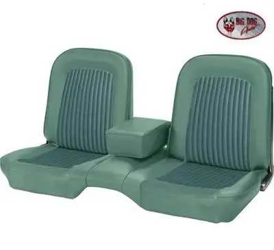 Standard Upholstery for 1968 Mustang Coupe, Convertible, 2+2 w/Bench Seat (Front Only) thumbnail 3
