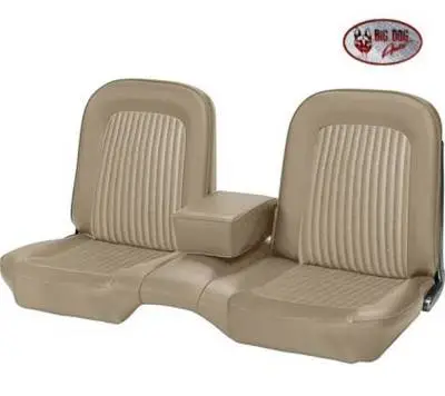 Standard Upholstery for 1968 Mustang Coupe, Convertible, 2+2 w/Bench Seat (Front Only) thumbnail 5