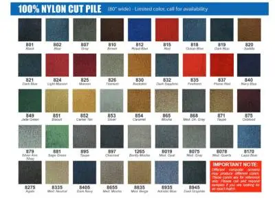 Molded Carpet for 1975 - 1982 Ford Courier, Your Choice of Color thumbnail 2