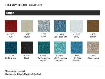 1964 Ford Falcon Seat Upholstery thumbnail 4