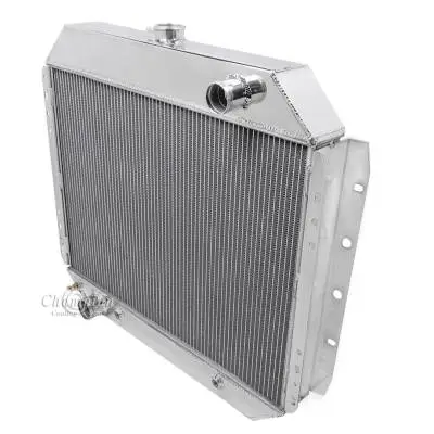 Champion Four Row All Aluminum Radiator Ford Bronco 1966-1977 With Ford V8 Conversions thumbnail 2
