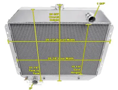 American Eagle Two Row All Aluminum Radiator Ford F-Series/Bronco AE433 thumbnail 3