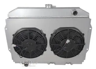 Champion 4 Row Aluminum Radiator Combo for 1967 - 1974 AMC Various Models CC407 thumbnail 2