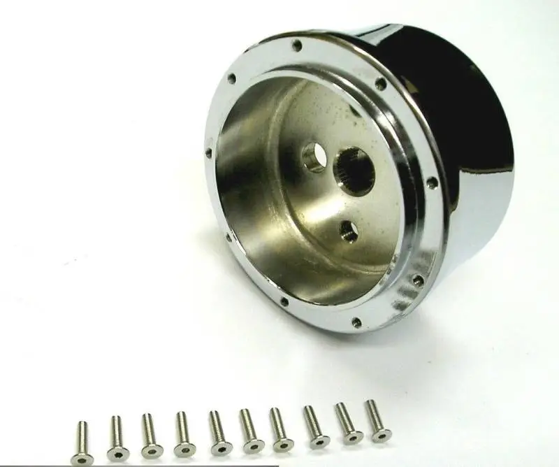 Chrome Nine Hole Steering Wheel Adapter