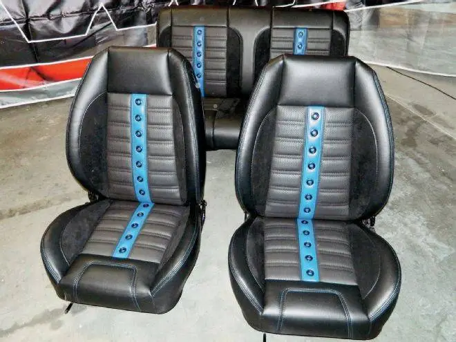 1967 - 1968 Camaro Sport XR Premium Front Bucket and Rear Seat Upholstery (Folding) thumbnail 5