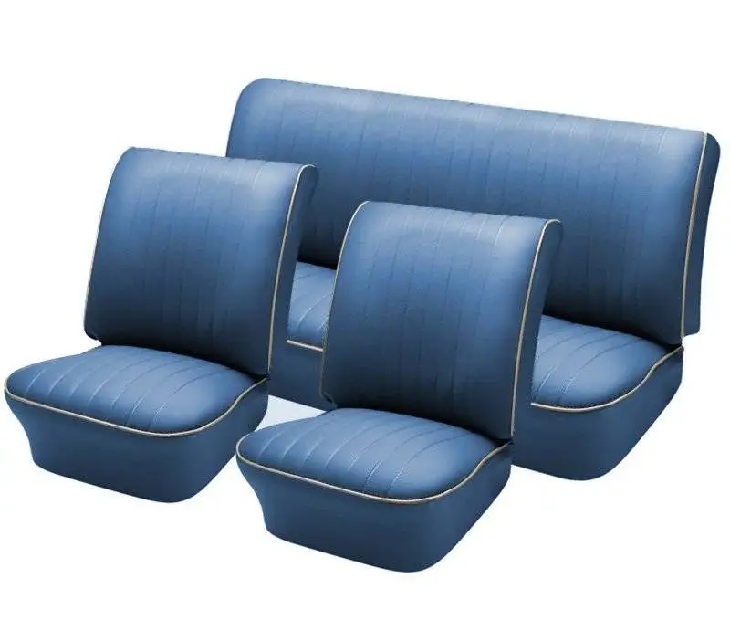 1954-55 VW Volkswagen Bug Beetle Sedan OEM Classic Style Seat Upholstery, Front and Rear thumbnail 2