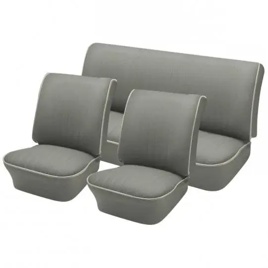 1954-55 VW Volkswagen Bug Beetle Convertible OEM Classic Style Seat Upholstery, Front and Rear thumbnail 4