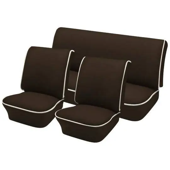 1954-55 VW Volkswagen Bug Beetle Convertible OEM Classic Style Seat Upholstery, Front and Rear