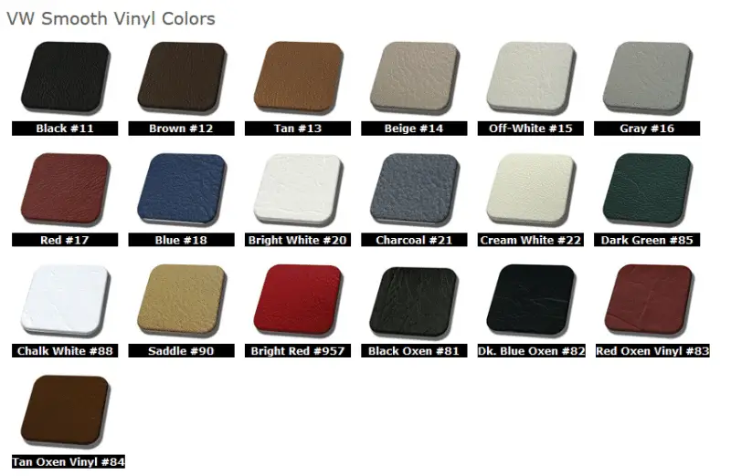 1965 -1966 Volkswagen Bug Sedan Authentic Style Door Panels - Full Set w/Pocket thumbnail 2